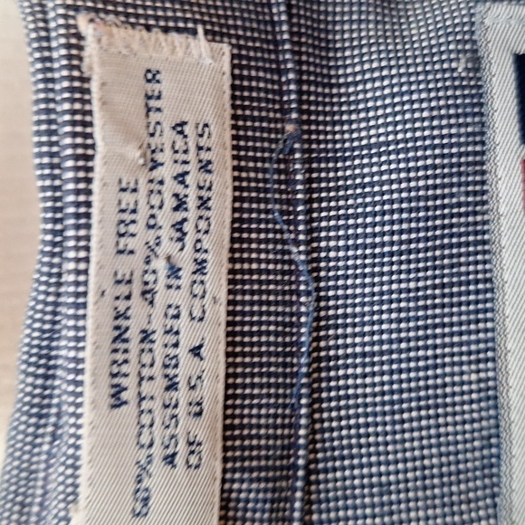 f mens Sutter & Grant blue button long sleeve dress shirt size 18 Big - Picture 3 of 4